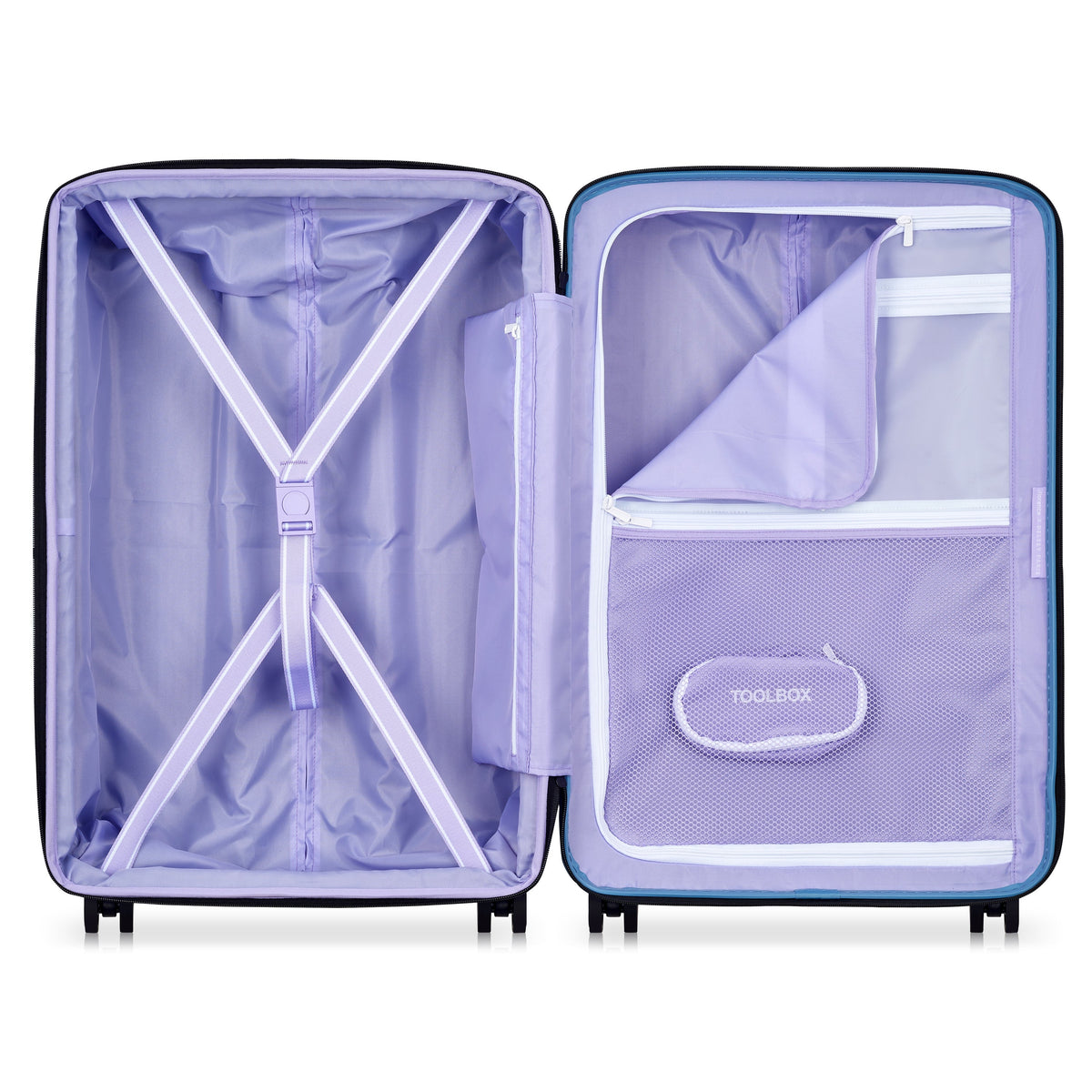 SPIN ME AWAY 27-Inch Check-In Suitcase, Zinc blue - Delsey Paris Popular