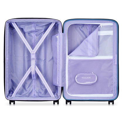 SPIN ME AWAY 27-Inch Check-In Suitcase, Zinc blue - Delsey Paris Popular