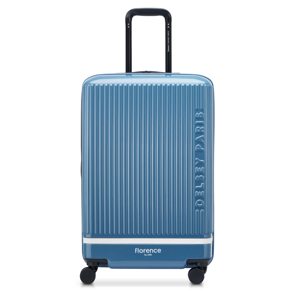 SPIN ME AWAY 27-Inch Check-In Suitcase, Zinc blue - Delsey Paris Popular