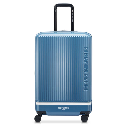 SPIN ME AWAY 27-Inch Check-In Suitcase, Zinc blue - Delsey Paris Popular