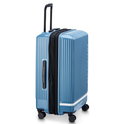 SPIN ME AWAY 27-Inch Check-In Suitcase, Zinc blue - Delsey Paris Popular