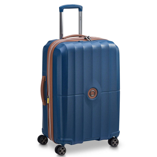 CARROUSEL 27-Inch Expandable Check-In Suitcase, Navy - Delsey Paris Best Price