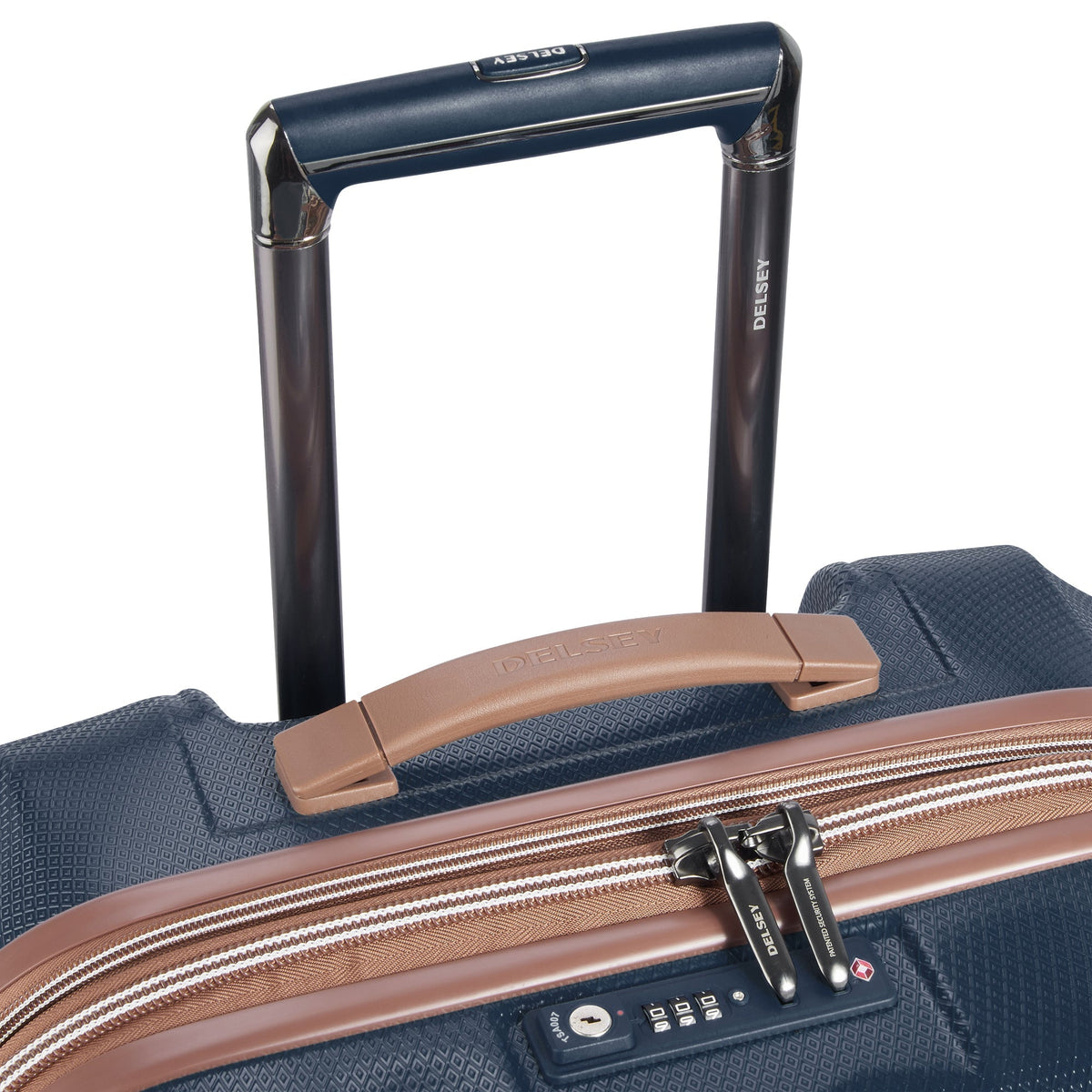 CARROUSEL 27-Inch Expandable Check-In Suitcase, Navy - Delsey Paris Best Price