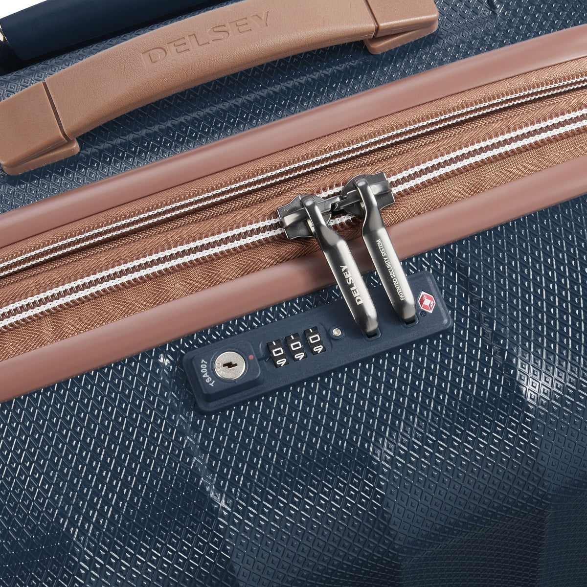 CARROUSEL 27-Inch Expandable Check-In Suitcase, Navy - Delsey Paris Best Price