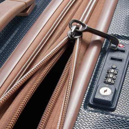 CARROUSEL 27-Inch Expandable Check-In Suitcase, Navy - Delsey Paris Best Price