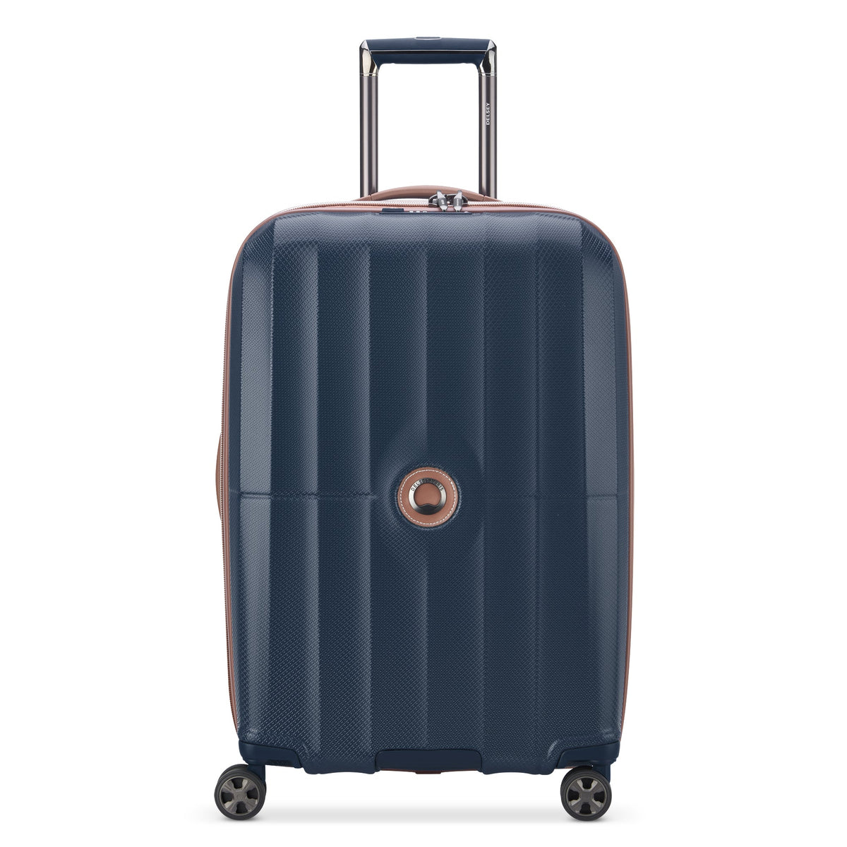 CARROUSEL 27-Inch Expandable Check-In Suitcase, Navy - Delsey Paris Best Price