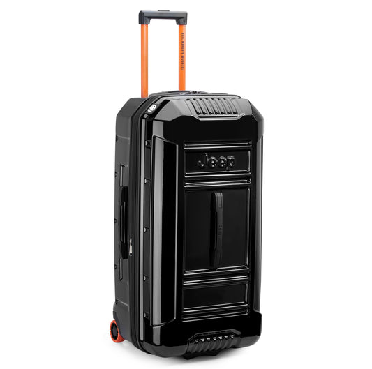 JH003B 32-Inch 2-Wheeled Expandable Check-In Suitcase, Black - Delsey Paris Quality