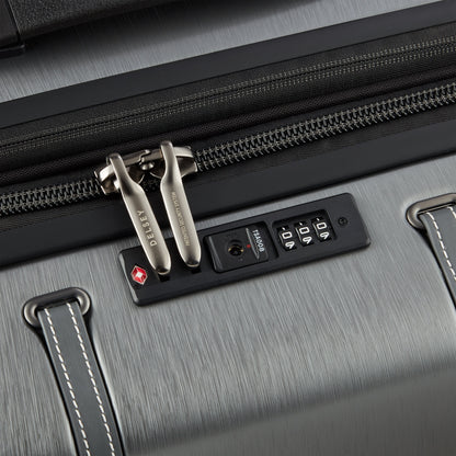 CADENCE 31-Inch Expandable Check-In Suitcase, Silver - Delsey Paris Exclusive