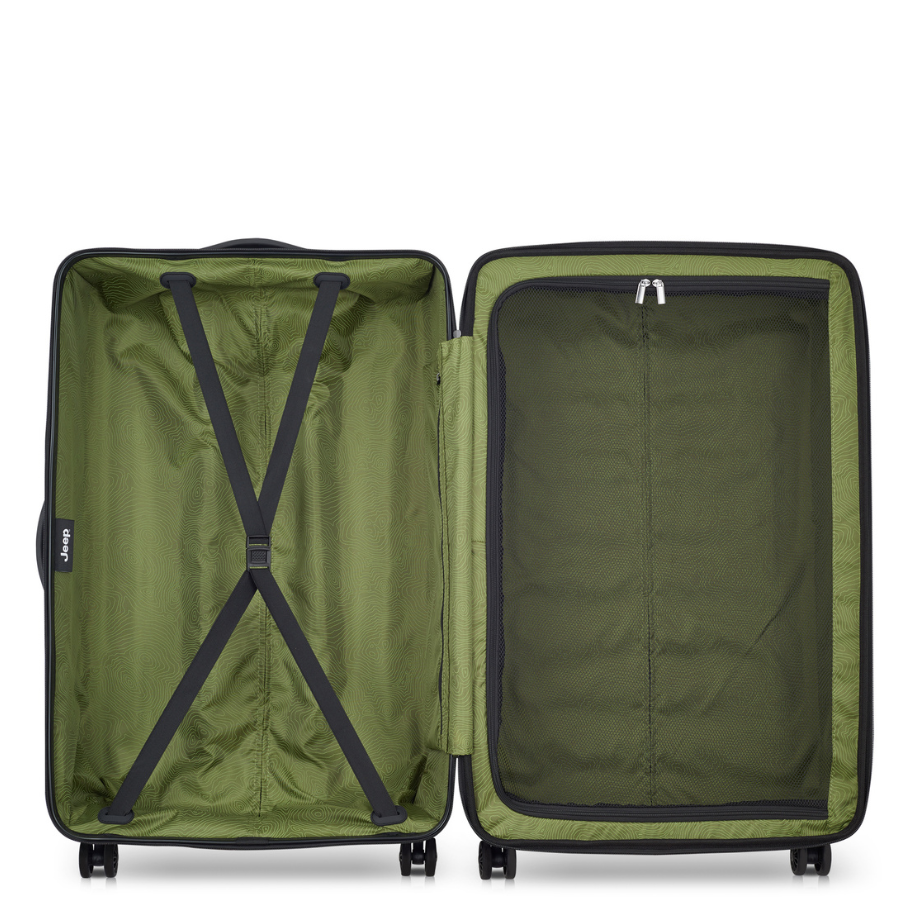 JH004C 32-Inch Expandable Check-In Suitcase, Black - Delsey Paris Classic