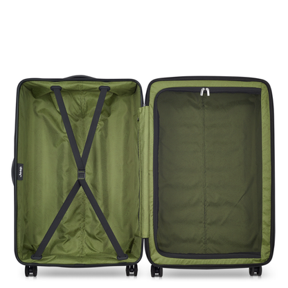 JH004C 32-Inch Expandable Check-In Suitcase, Black - Delsey Paris Classic