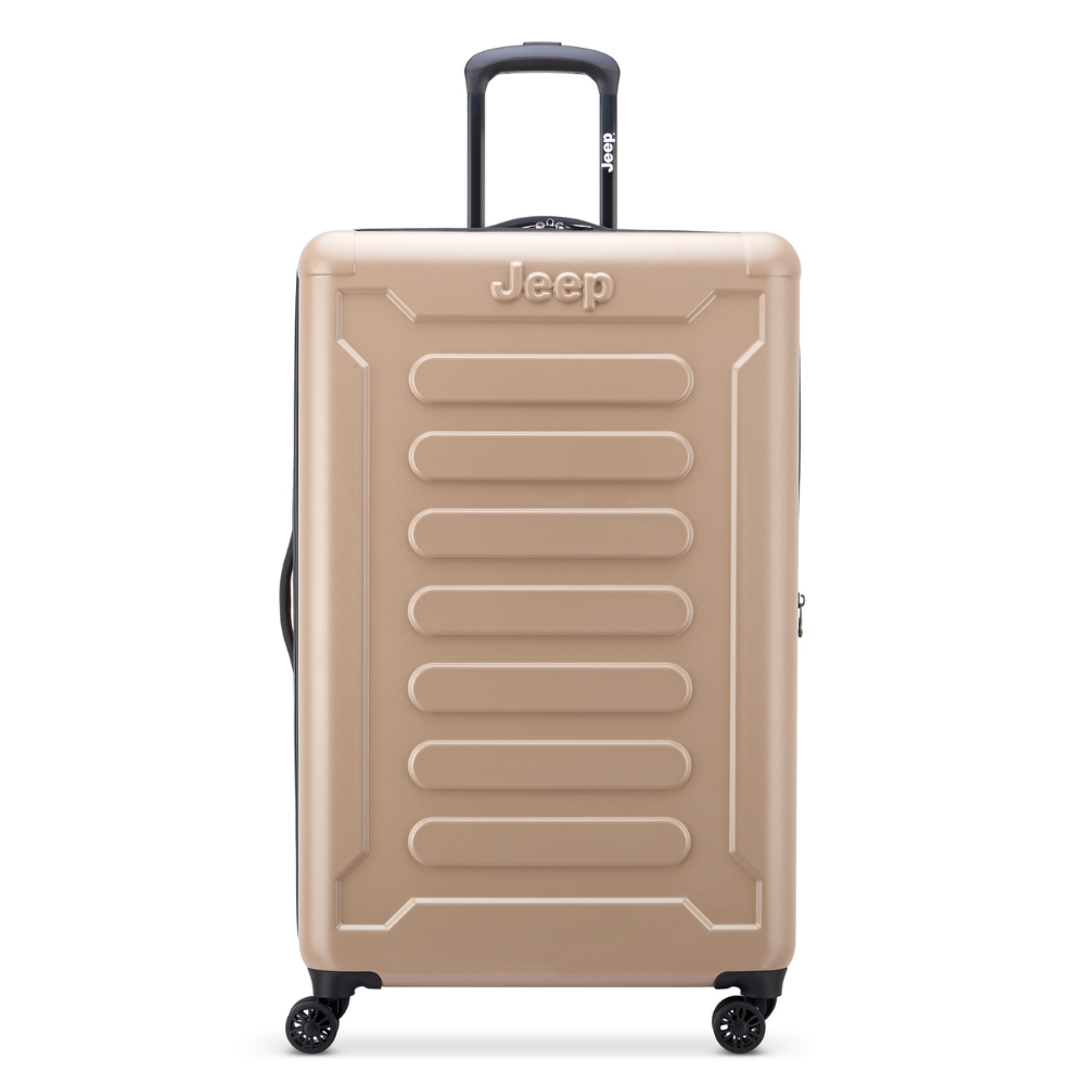 JH004C 32-Inch Expandable Check-In Suitcase, Beige - Delsey Paris Best Seller