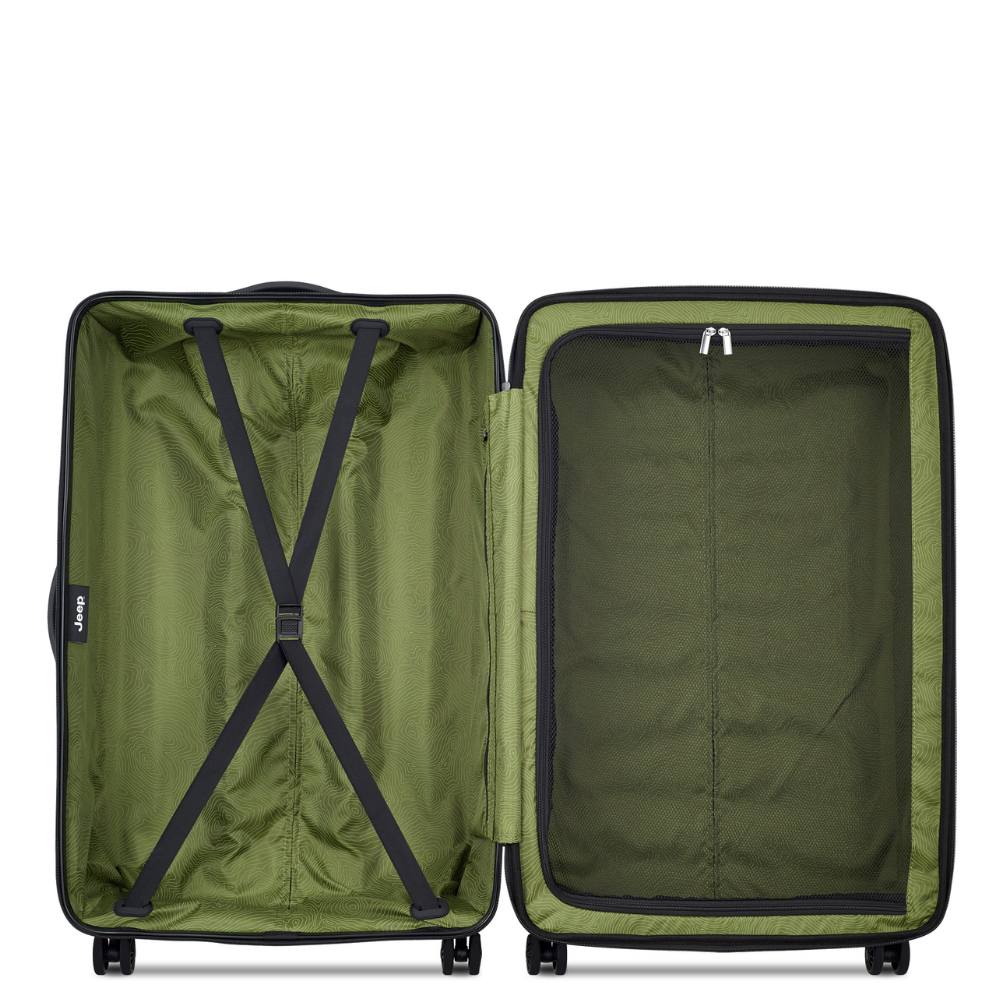 JH004C 32-Inch Expandable Check-In Suitcase, Beige - Delsey Paris Best Seller