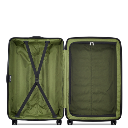 JH004C 32-Inch Expandable Check-In Suitcase, Beige - Delsey Paris Best Seller