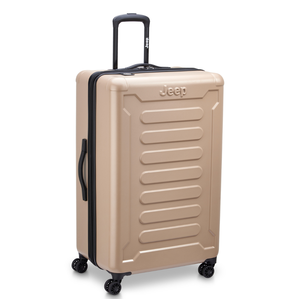 JH004C 32-Inch Expandable Check-In Suitcase, Beige - Delsey Paris Best Seller