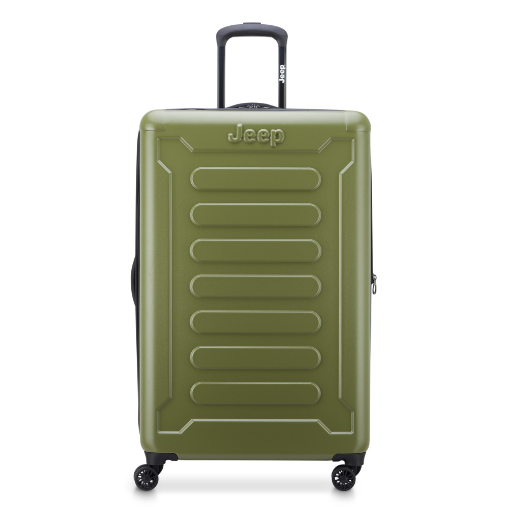 JH004C 32-Inch Expandable Check-In Suitcase, Avocado - Delsey Paris New