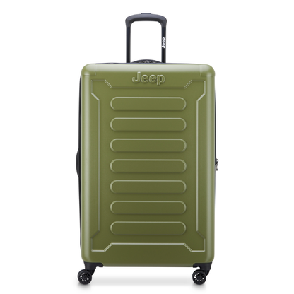 JH004C 32-Inch Expandable Check-In Suitcase, Avocado - Delsey Paris New
