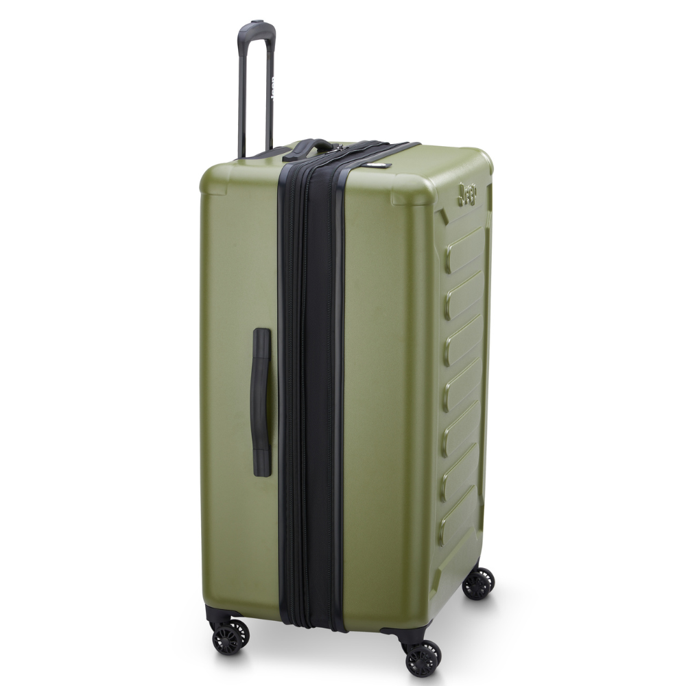 JH004C 32-Inch Expandable Check-In Suitcase, Avocado - Delsey Paris New