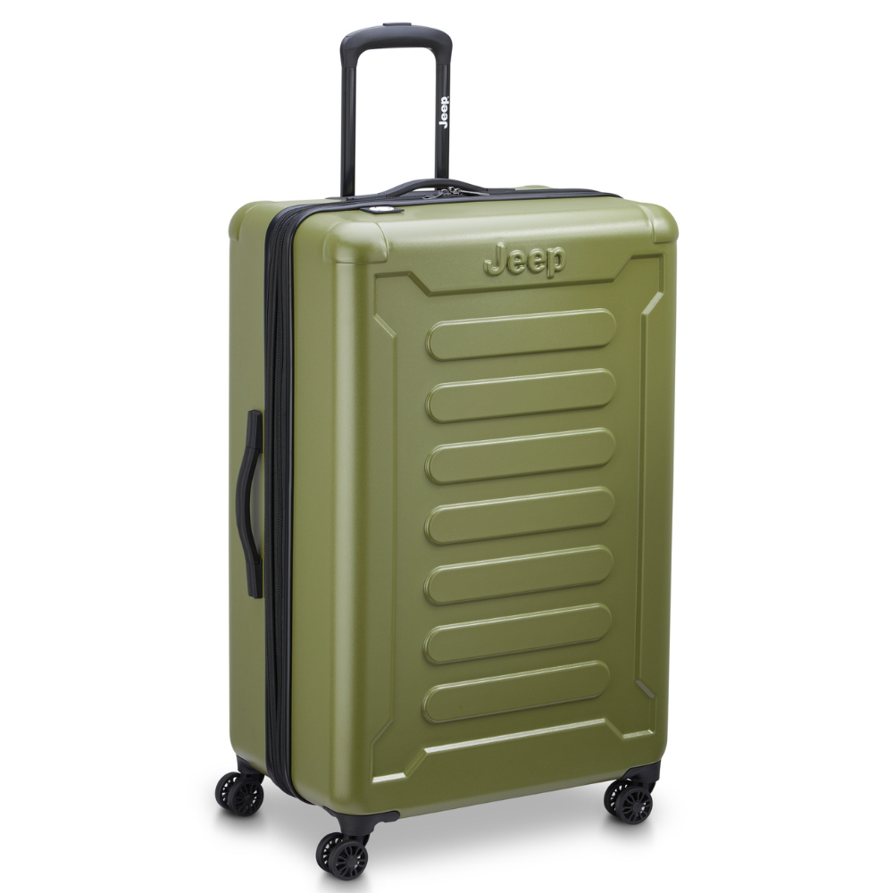 JH004C 32-Inch Expandable Check-In Suitcase, Avocado - Delsey Paris New