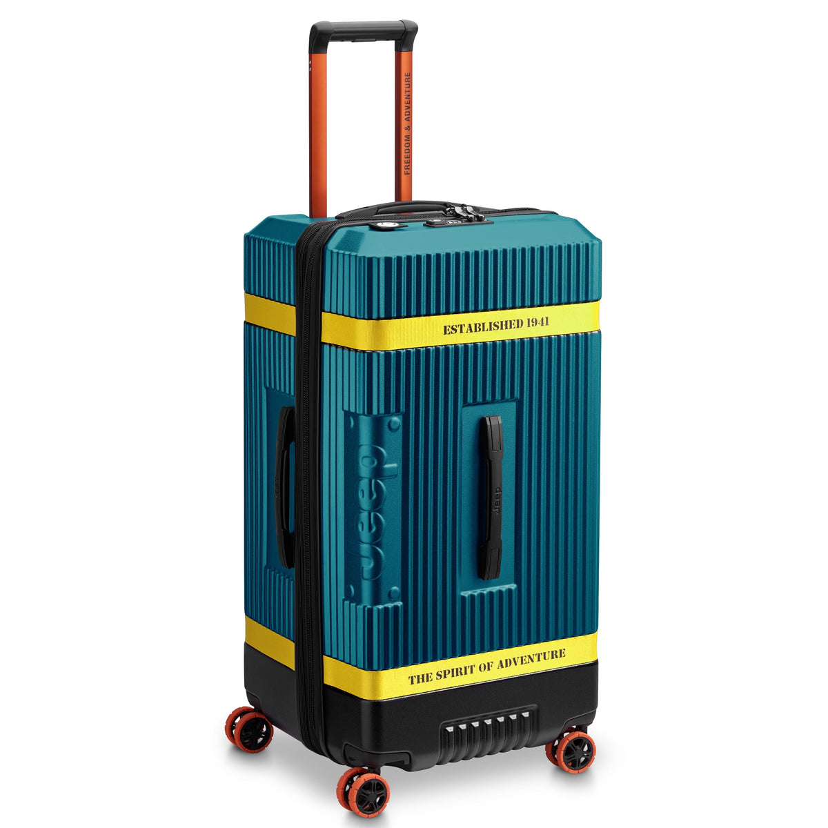 JH001A 32-Inch Expandable Check-In Trunk Suitcase, Pine - Delsey Paris Value
