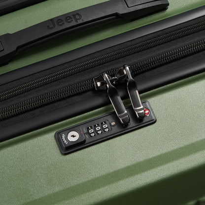 JH001A 32-Inch Expandable Check-In Suitcase, Green - Delsey Paris Hot Sale