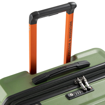 JH001A 32-Inch Expandable Check-In Suitcase, Green - Delsey Paris Hot Sale