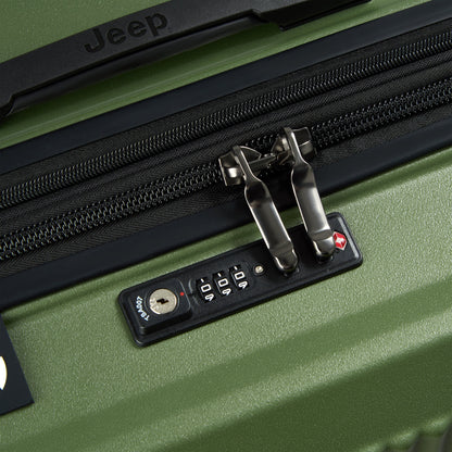 JH001A 32-Inch Expandable Check-In Trunk Suitcase, Green - Delsey Paris Best Price