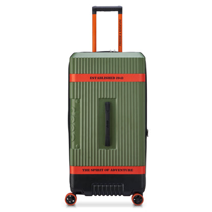 JH001A 32-Inch Expandable Check-In Trunk Suitcase, Green - Delsey Paris Best Price
