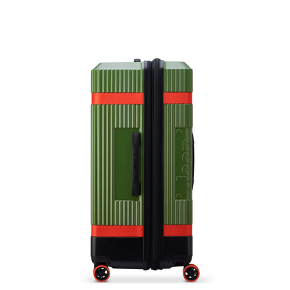JH001A 32-Inch Expandable Check-In Trunk Suitcase, Green - Delsey Paris Best Price