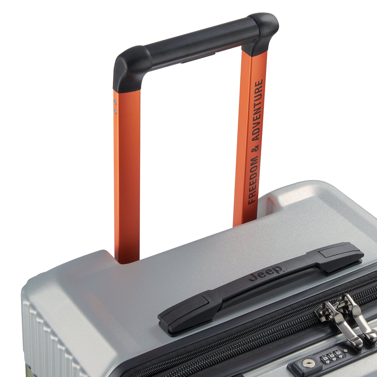 JH001A 32-Inch Expandable Check-In Trunk Suitcase, Silver - Delsey Paris Trusted