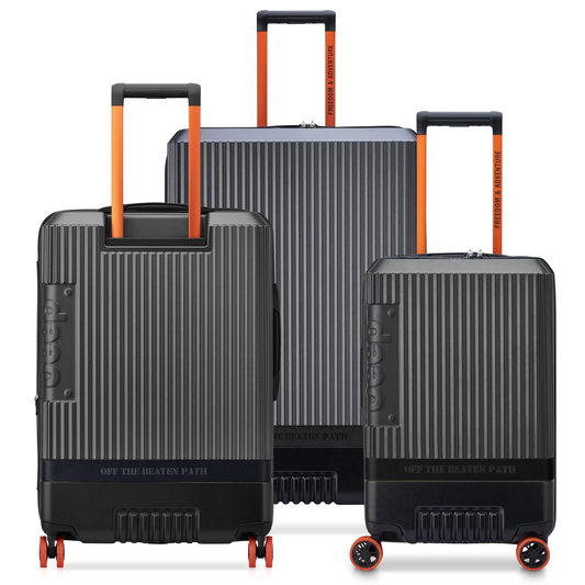 JH001A 3-Piece Luggage Set, Anthracite - Delsey Paris Value