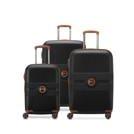FLANERIE SE 3-Piece Luggage Set, Black brown - Delsey Paris Signature