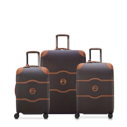 CHATELET AIR 2.0 3-Piece Luggage Set, Brown - Delsey Paris Premium