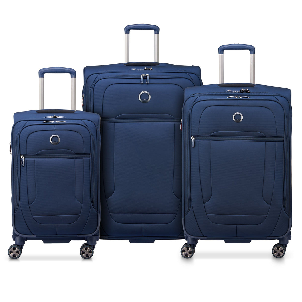 HELIUM DLX 3-Piece Luggage Set, Navy - Delsey Paris Essential