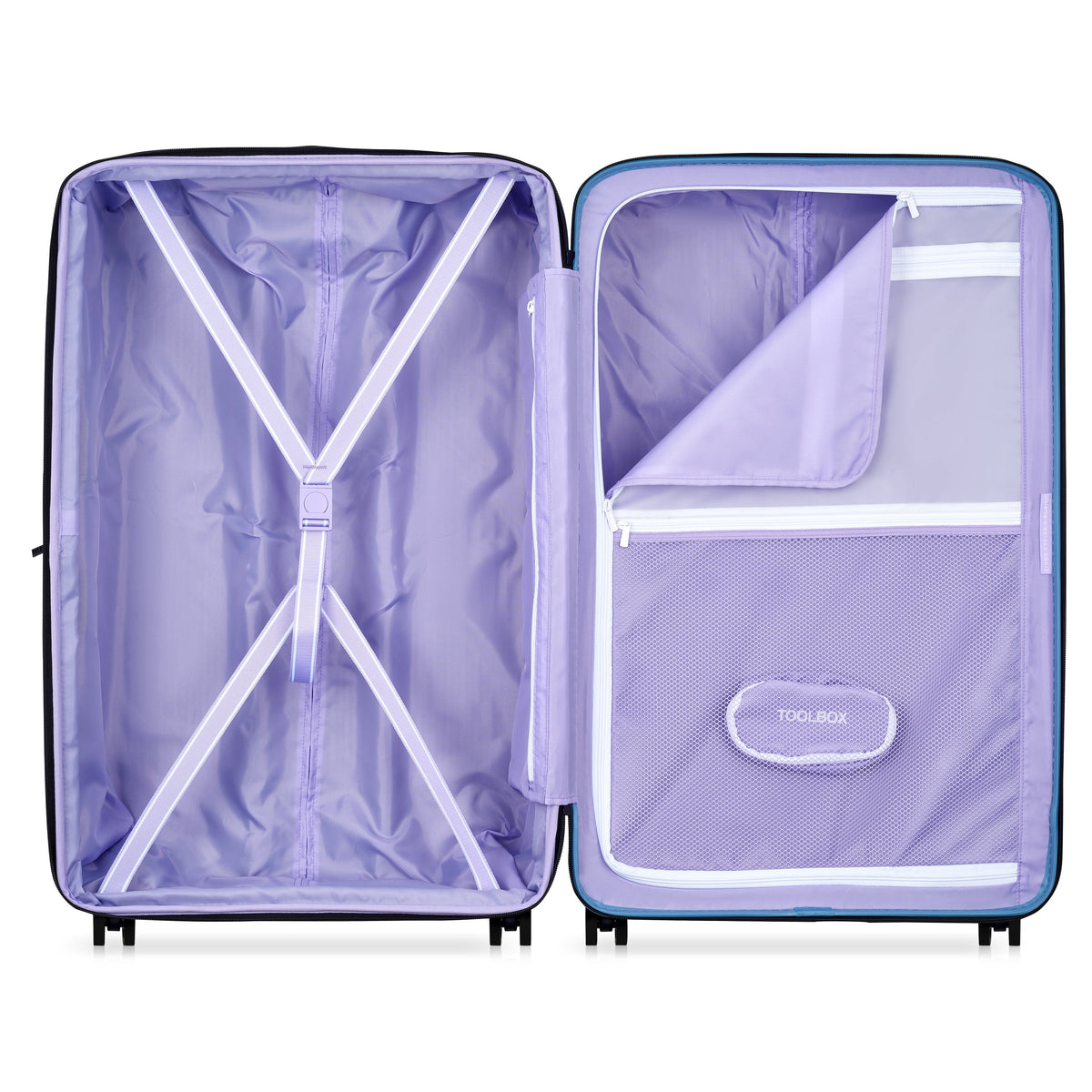 SPIN ME AWAY 31-Inch Check-In Suitcase, Zinc blue - Delsey Paris Customer Favorite