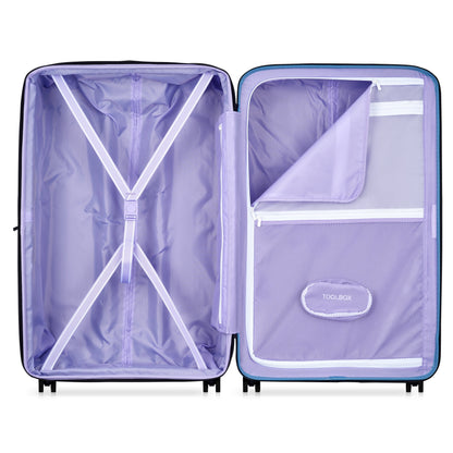 SPIN ME AWAY 31-Inch Check-In Suitcase, Zinc blue - Delsey Paris Customer Favorite