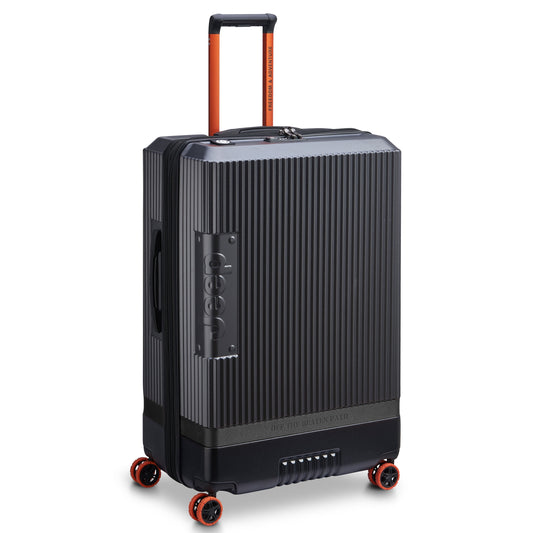 JH001A 32-Inch Expandable Check-In Suitcase, Anthracite - Delsey Paris Value