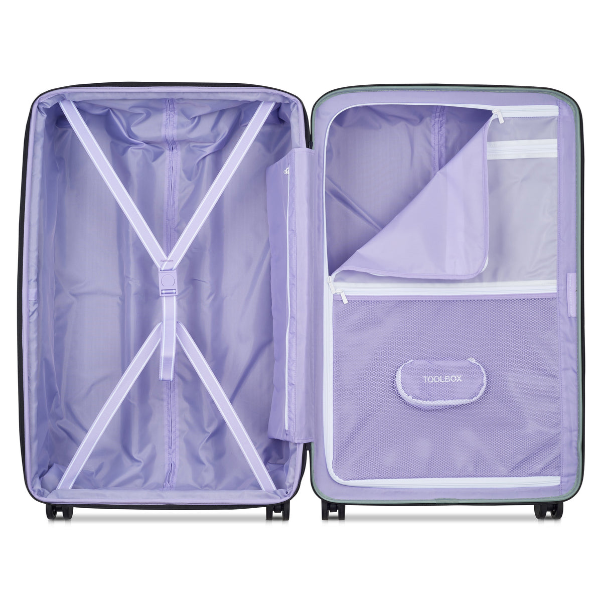SPIN ME AWAY 31-Inch Check-In Suitcase, Sage green - Delsey Paris Classic