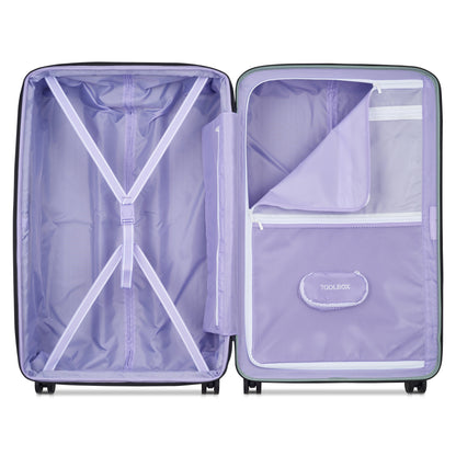 SPIN ME AWAY 31-Inch Check-In Suitcase, Sage green - Delsey Paris Classic