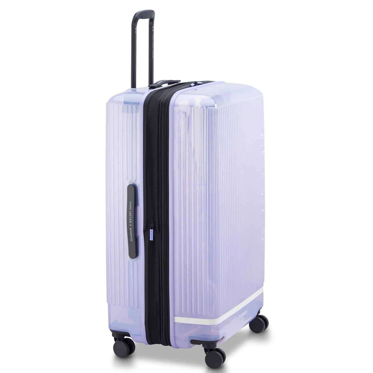 GOTTA GLOW 31-Inch Check-In Suitcase, Translucent purple - Delsey Paris Signature
