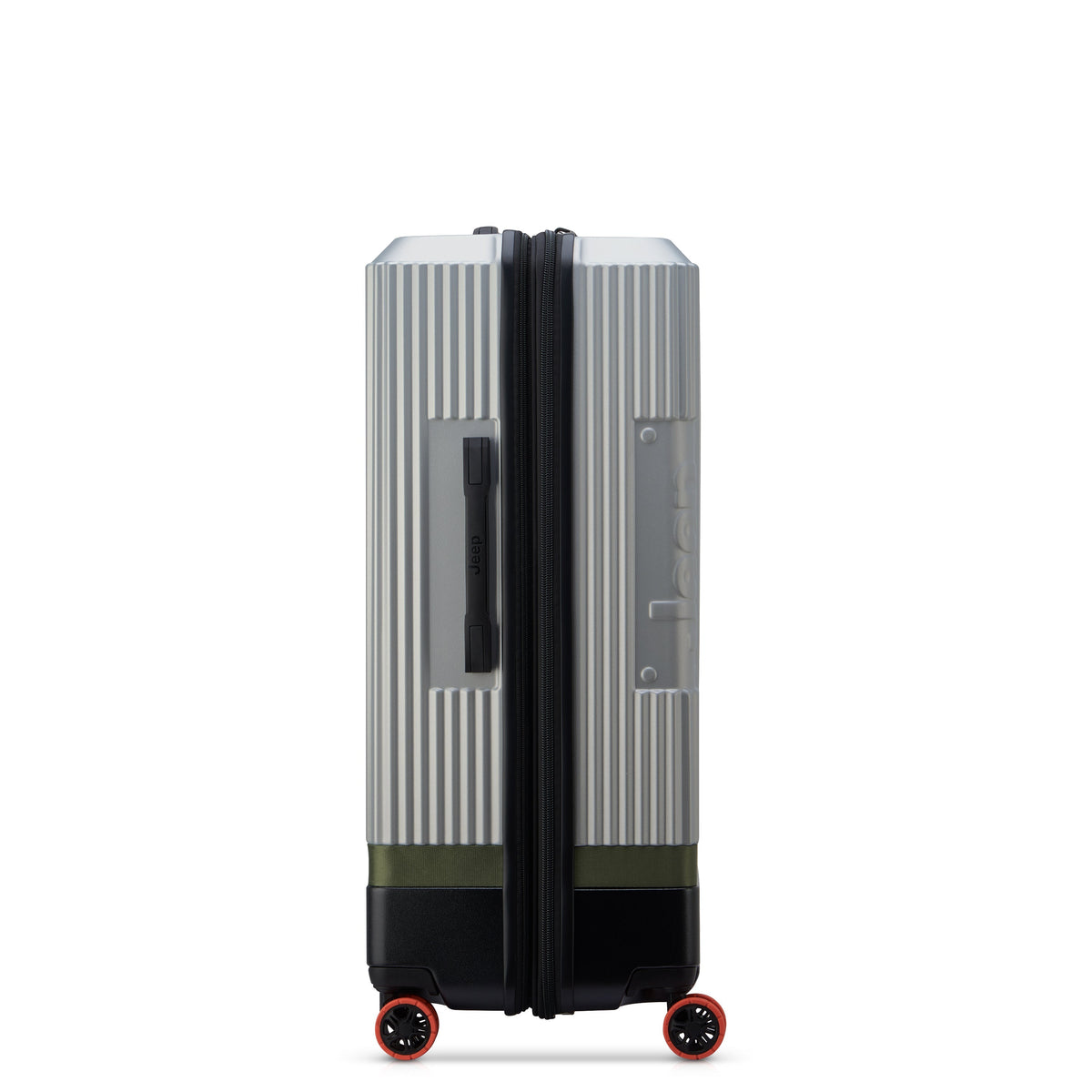 JH001A 32-Inch Expandable Check-In Suitcase, Silver - Delsey Paris Top Pick