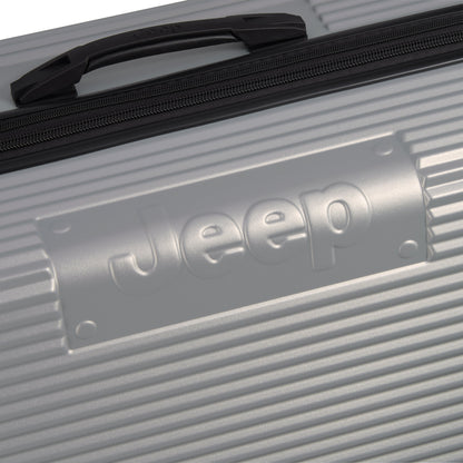 JH001A 32-Inch Expandable Check-In Suitcase, Silver - Delsey Paris Top Pick