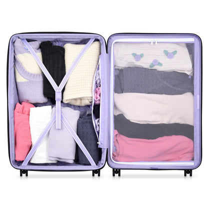 CATCH FLIGHTS 31-Inch Check-In Suitcase, Lavender - Delsey Paris Smart Buy