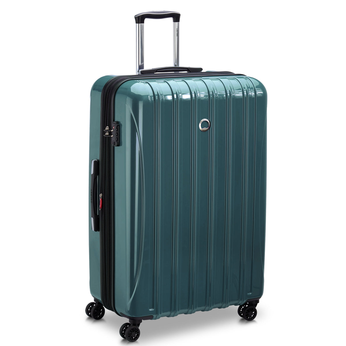 HELIUM AERO 32-Inch Expandable Check-In Suitcase, Metallic green - Delsey Paris Everyday
