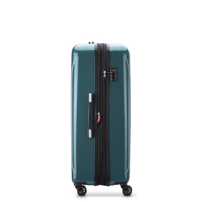 HELIUM AERO 32-Inch Expandable Check-In Suitcase, Metallic green - Delsey Paris Everyday