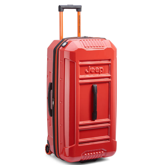 JH003B 32-Inch 2-Wheeled Expandable Check-In Suitcase, Tomato - Delsey Paris Signature