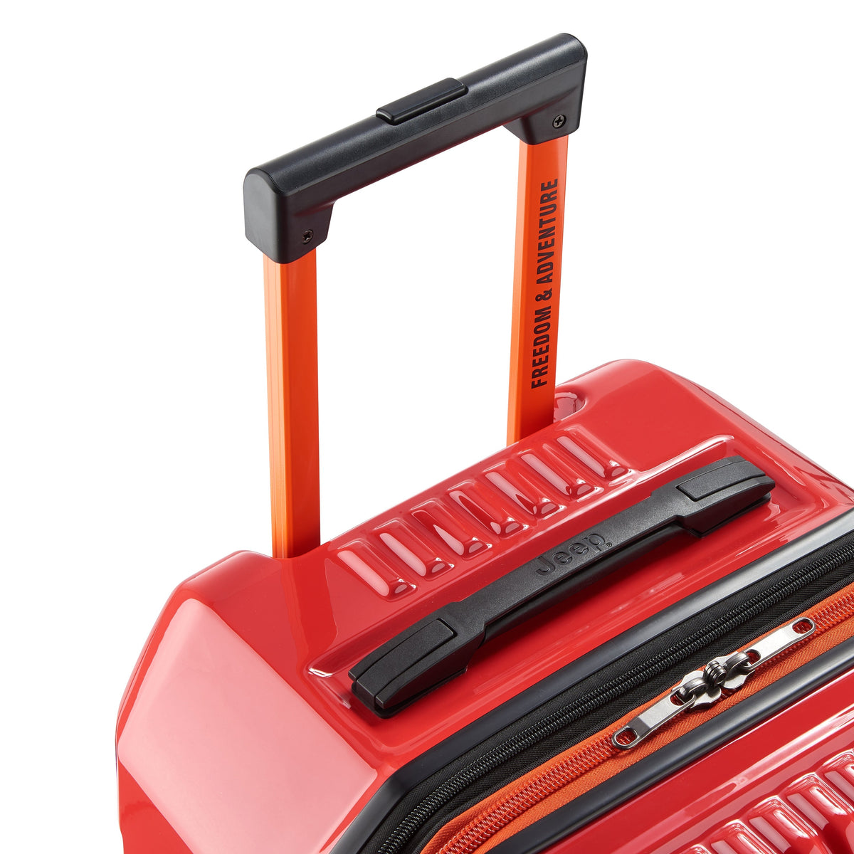 JH003B 32-Inch 2-Wheeled Expandable Check-In Suitcase, Tomato - Delsey Paris Signature