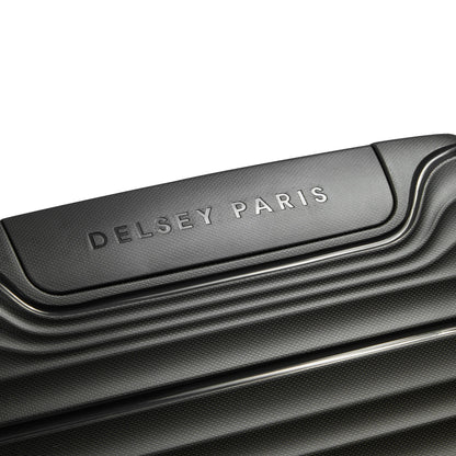 DUNE 23-Inch Expandable Carry-On Suitcase, Black - Delsey Paris Featured