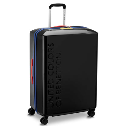 UNITED 30-Inch Check-In Suitcase, Black - Delsey Paris Premium