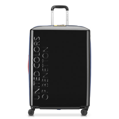 UNITED 30-Inch Check-In Suitcase, Black - Delsey Paris Premium